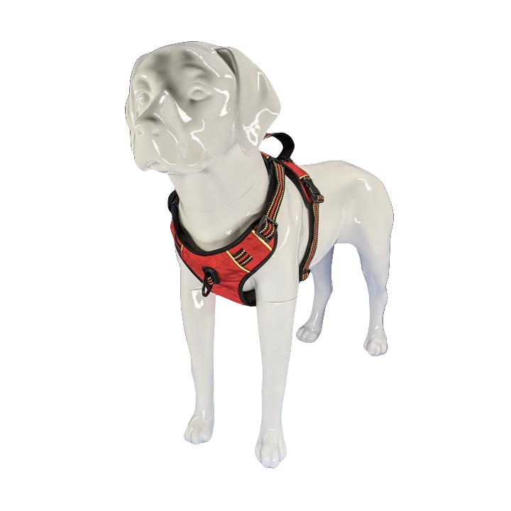 Padded dog harness